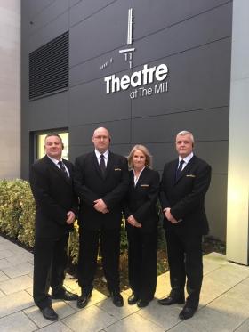 Eventsec staff working as Jonathan Rea receives Freedom of the Borough from Antrim and Newtownabbey Borough Council (January 2019)